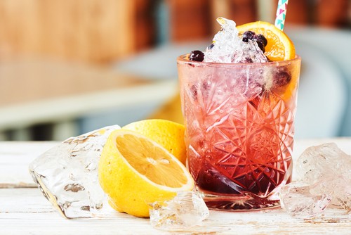 Bramble cocktail